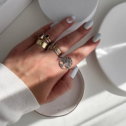 טבעת כסף עץ החיים