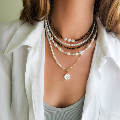 LOREN שרשרת אבני עין הנמר