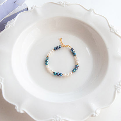 MARY B&W צמיד פנינים