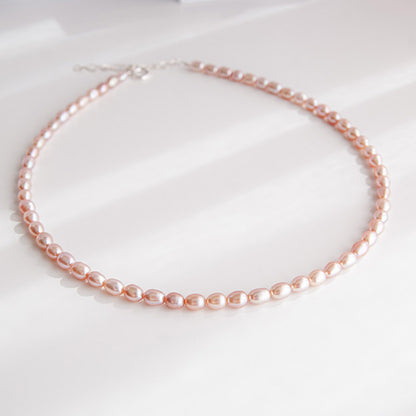 PINK BEATRICE שרשרת פנינים