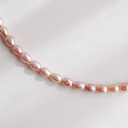 PINK BEATRICE שרשרת פנינים