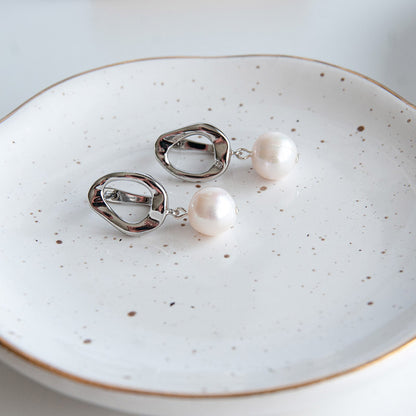 S AVA עגילי פנינה