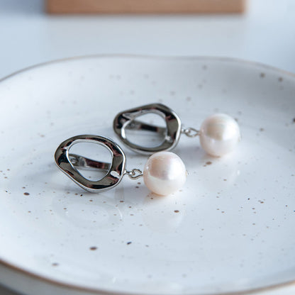 S AVA עגילי פנינה