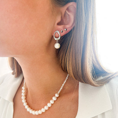 S AVA עגילי פנינה