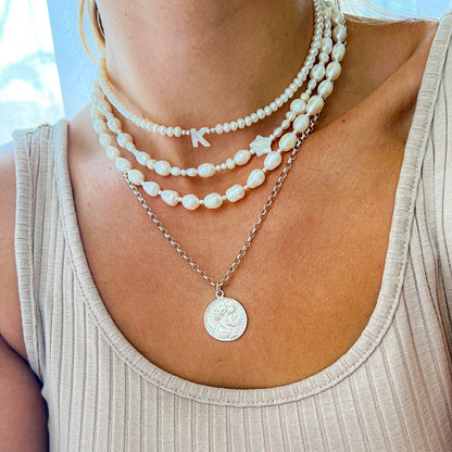 S LUNA שרשרת פנינים