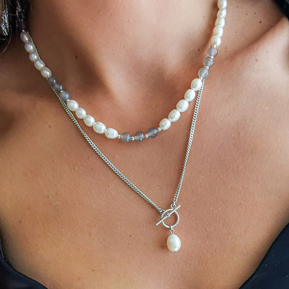 S SHIR שרשרת פנינים