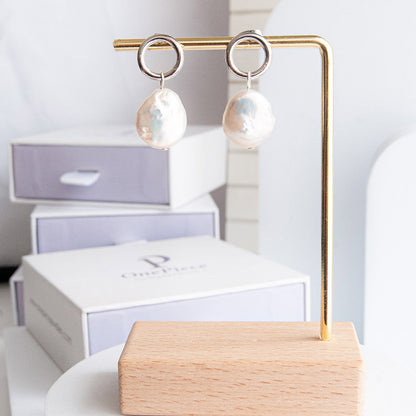 S VINTAGE PEARL עגילי