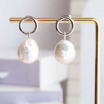 S VINTAGE PEARL עגילי