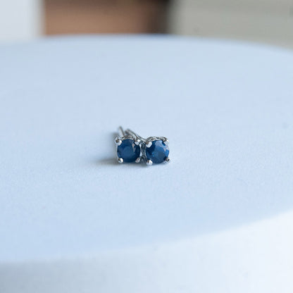 SAPPHIRE עגילי כסף צמודים קים