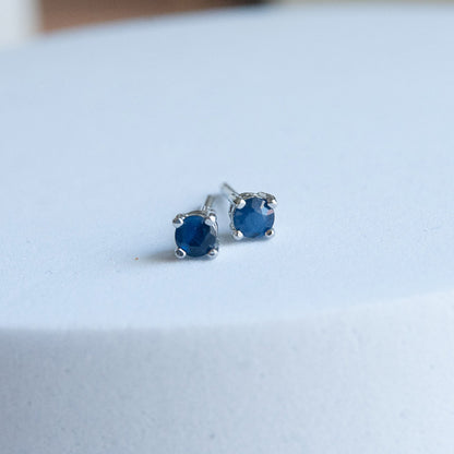 SAPPHIRE עגילי כסף צמודים קים