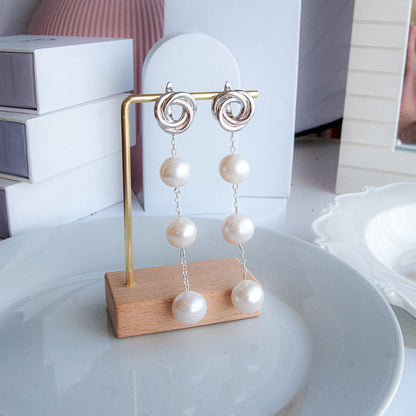 S RIHANNA עגילי פנינה