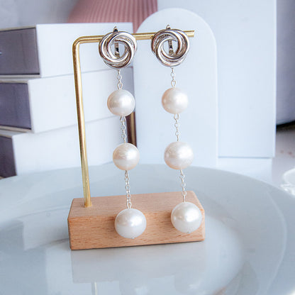 S RIHANNA עגילי פנינה