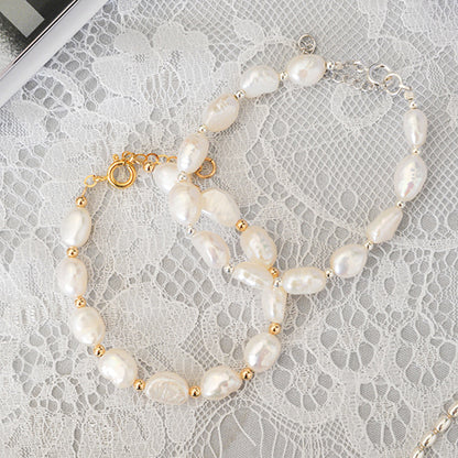 צמיד פנינים לבנות טיילור